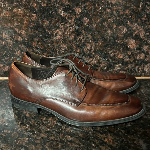 Cole Haan/nike Air Maroon Leather Oxford Shoes 9 main image 8